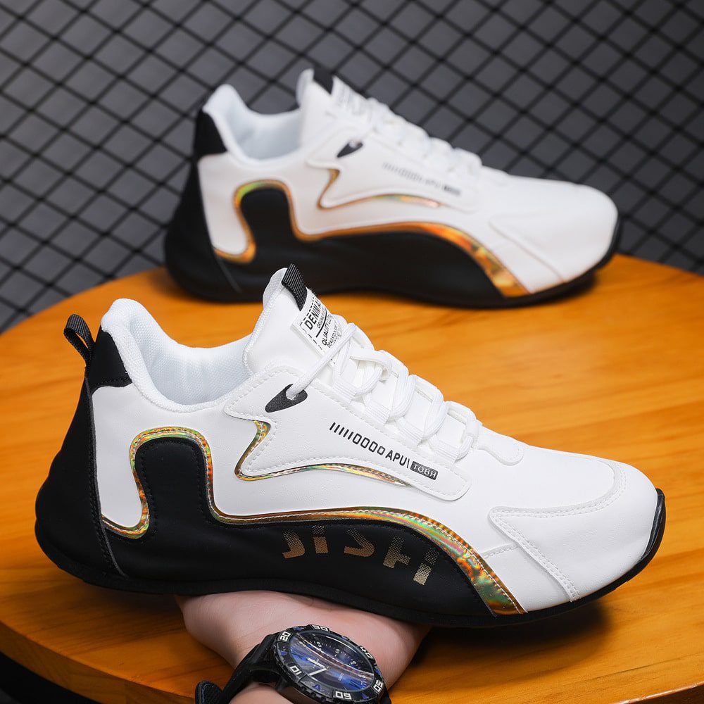 主图-1 Men's low-top fashion comfortable casual sports shoes - Image 1