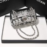 New Arrival Sequin Fashion Chain Bag Portable Crossbody Chain Small Square Bag