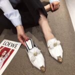 Women's Half-Slippers for Outdoor Wear Spring/Summer Fashion Versatile Lazy Flat Low-Heel Sandals - Image 6