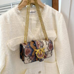 Snakeskin pattern flying bird swallow women's bag - Image 2