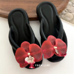 Internet celebrity same style ins Phalaenopsis flip-flops - Image 4