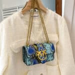Snakeskin pattern flying bird swallow women's bag