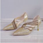 temperament pointed toe women's single shoes