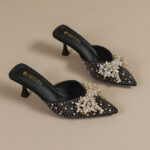 slippers French lady half Women's slippers - Image 4
