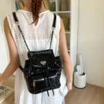 high-end fashion casual small backpack - Image 4