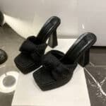 open toe bowknot super high heel sandals for women - Image 2