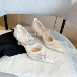 rhinestone stiletto single shoes