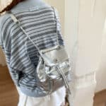 high-end fashion casual small backpack - Image 6