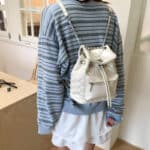 high-end fashion casual small backpack