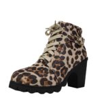 thick heel side zipper short barrel Martin boots - Image 6