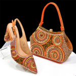 latest shoe and bag set combination special-shaped