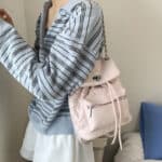 high-end fashion casual small backpack - Image 5