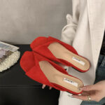 Floral retro flat slippers for women - Image 3