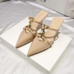 YSL French pointed toe single strap closed toe 6cm heel - Image 4