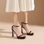 Zubumei 2025 new sexy bridesmaid banquet stiletto high heels - Image 5