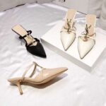 YSL French pointed toe single strap closed toe 6cm heel - Image 2