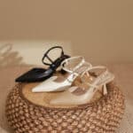 Yuanlitong 2025 spring women's fashion pointed high heels