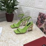 European station DG(Dolce & Gabbana) casual leather shoes silver sea cucumber leather women's shoes - Image 9