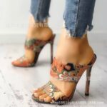 Summer foreign trade European and American high-heeled women's shoes