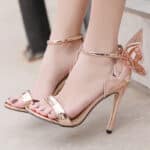 European and American Butterfly high heels