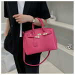 European and American retro snakeskin pattern Kelly bag - Image 2