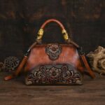 Premium Retro women's bag original European and American trendy messenger bag - Image 2