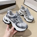 Spring Women's Chunky Platform Shoes, New Style, Breathable Mesh Shoe - Image 4