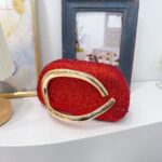 Acrylic Retro Metal Handle Single Shoulder Bag - Image 5