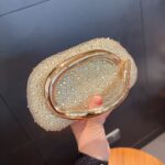 Acrylic Retro Metal Handle Single Shoulder Bag - Image 3