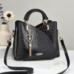 Atmospheric texture handbag crocodile leather pattern shoulder bag - Image 6