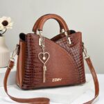 Atmospheric texture handbag crocodile leather pattern shoulder bag