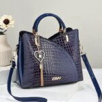 Atmospheric texture handbag crocodile leather pattern shoulder bag - Image 4