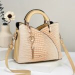Atmospheric texture handbag crocodile leather pattern shoulder bag - Image 3