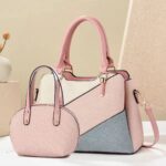 New Stitching Bag Color Contrast Fashion Trendy Handbag Multi-layer Large Capacity Shoulder Bag - Image 5