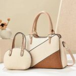 New Stitching Bag Color Contrast Fashion Trendy Handbag Multi-layer Large Capacity Shoulder Bag - Image 6