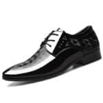 Spring new bright leather shoes men's business formal shoes large size men's shoes - Image 7