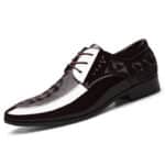 Spring new bright leather shoes men's business formal shoes large size men's shoes - Image 6