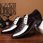 Spring new bright leather shoes men's business formal shoes large size men's shoes - Image 2