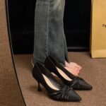 Autumn Pointed Toe High Heels Women's Fashion Stiletto High Heel - Image 2