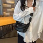 Super Popular Crossbody Bag Korean Style Versatile Dumpling Bag - Image 8