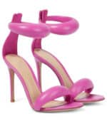 New Women's Sandals Three-dimensional Trendy Soft European and American-style Genuine Leather Gold Open Toe Shoe - Image 5