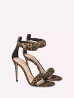 New Women's Sandals Three-dimensional Trendy Soft European and American-style Genuine Leather Gold Open Toe Shoe - Image 6