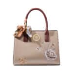New women's handbag with large capacity and elegant lily embroidery - Image 3