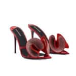 Wind flower high heel sandals temperament thin heel pointed flower high heel sandals - Image 6