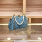 Light Luxury Evening Bag New Chinese Style National Style Cheongsam Pearl Bag - Image 4