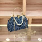 Light Luxury Evening Bag New Chinese Style National Style Cheongsam Pearl Bag - Image 3