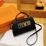 Trendy Fashion Textured Women's Small Square Versace Bag