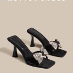 Women's soft leather square-toe sandals, 2026 new style