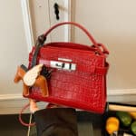 Summer Fashion Handbag for Women, Crocodile Pattern, Elegant Shoulder Crossbody Bag - Image 4