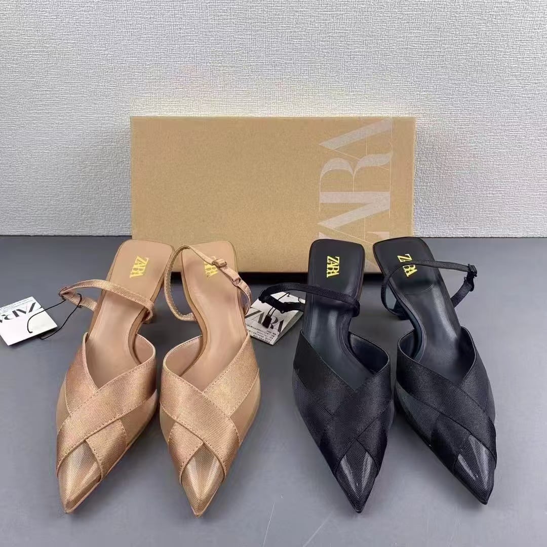主图-2 Spain ZA Women's Shoes 2026 Summer New Arrival One-Shoe - Image 1